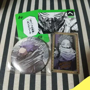 히로아카 신소 캔뱃지 카루타 금박 클리어 카드 히로아카전 원화전