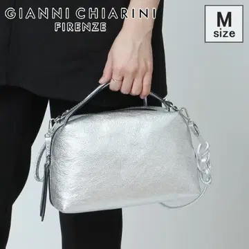 [ 새상품급 ] 정품 지아니카리니 숄더백 알리파M 실버