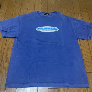 XLARGE 로고 T셔츠 파랑 XL 사이즈