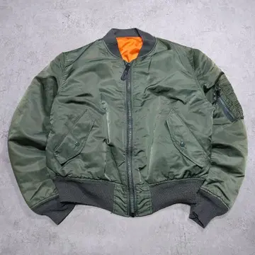 80s 90s ALPHA INDUSTRIES MA-1 USA제 L