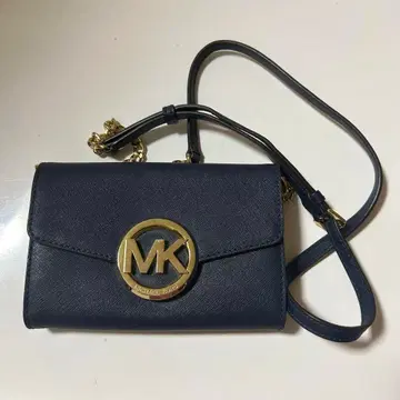 마이클코어스 지갑 체인 숄더백 네이비