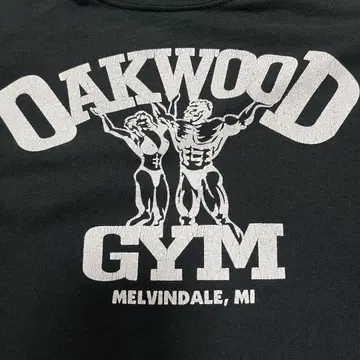 00s GYMt 셔츠 미국 로컬 헬스장 t셔츠 굿 레귤러 페이드