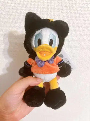 디즈니 할로윈 도날드 봉제 인형 키링 키체인 분장