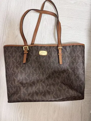 MICHAEL KORS 로고 패턴 토트백 A4 사이즈
