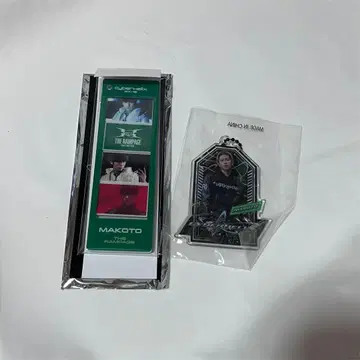 하세가와 마코토 사이헬리 사진 그레이 아크릴 키링 캡슐 세트