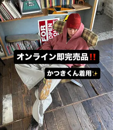 BLESS U RED 블레스유 빨간색 후드티