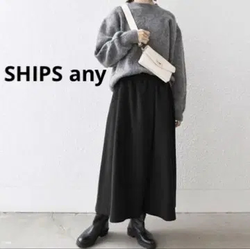 새상품급 SHIPS any 쉽스에니 울라이크 큐롯 팬츠 F