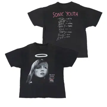 소닉 유스 Sonic Youth 블랙 아메카지 y2k 그런지 이너