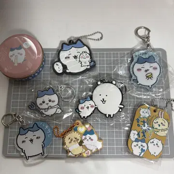 치이카와 (먼작귀) 하치와레 아크릴 키링 스트랩 세트