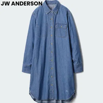 유니클로 JW ANDERSON 데님 셔츠 원피스 S 사이즈