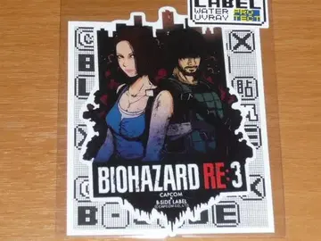 바이오하자드 RE:3 질&카를로스 스티커 B-SIDE LABEL