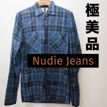 [ 컨디션 최상 ] Nudie Jeans 플란넬 셔츠 XS 누디진