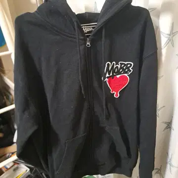 MOBB 블랙 후드티 L
