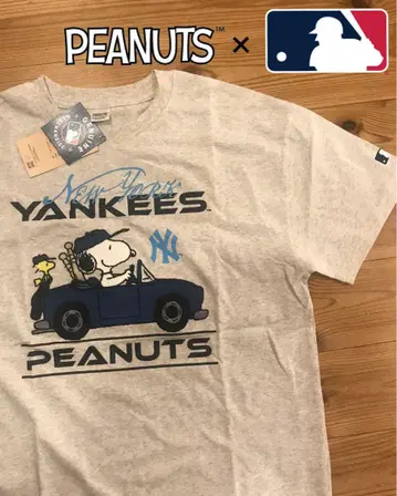 MLB New York Yankees x peanuts 콜라보 T셔츠