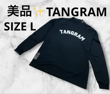 새상품급 TANGRAM 골프 블랙 모크넥 긴팔 셔츠 SIZE L
