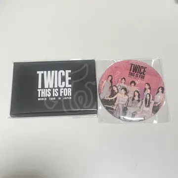 TWICE THIS IS FOR 업그레이드 혜택 캔뱃지 트레이딩 카드