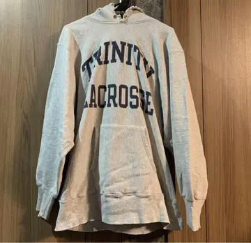 리버스 위브 무지 90's 프린트 champion 그레이