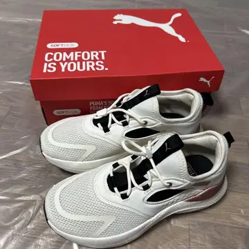 PUMA SoftRide MAYVE 스니커즈 화이트/로즈 골드