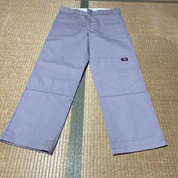 Dickies 워크 팬츠 더블니 라이트 그레이