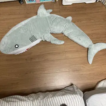 상어형 봉제 인형 빅 그레이