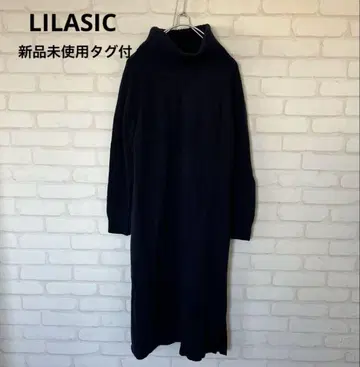 미사용 새상품 택 포함 리라시크 터틀넥 원피스 여성용 가을/겨울