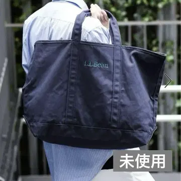 [ 미사용 ] L.L.BEAN 엘엘빈 그로서리 토트 네이비