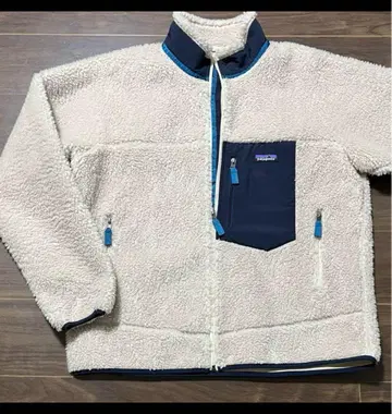 Patagonia 플리스 자켓 크림색