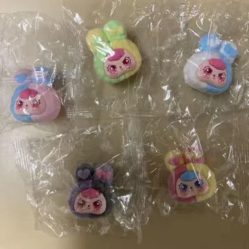 컬러풀 토끼 피규어 세트