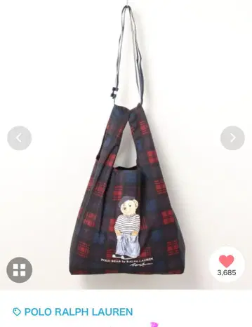 폴로베어 에코백