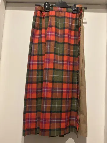 새상품급 O'NEIL of DUBLIN 콤비 퀼트 스커트