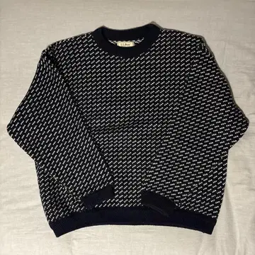 80s L.L.Bean 바즈아이 니트 vintage