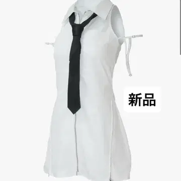 S tie shirt dress