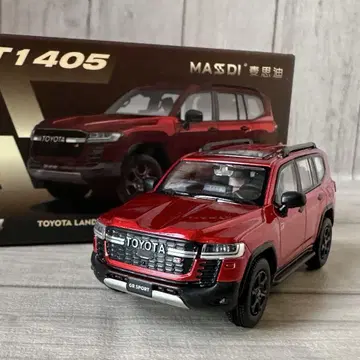 도요타 랜드크루저 LC300 GR-S 1/64 도요타 미니카 빨간색