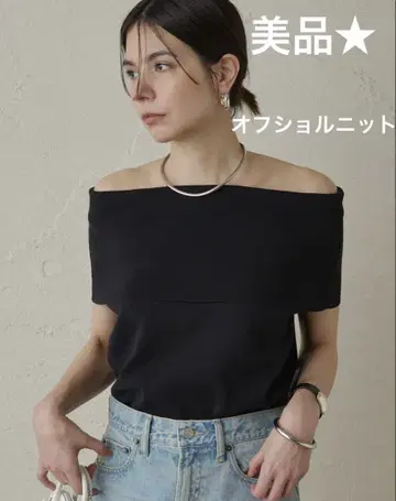 새상품급 loungedress 오프숄더 니트 슬림