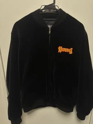 HYSTERIC GLAMOUR 블랙 바시티 자켓 벨벳 컨디션 최상