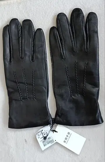 !미사용 새상품 양가죽 장갑 (블랙)
