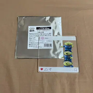 토이스토리 아크릴 코스터 리틀 그린맨