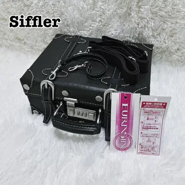 미사용 새상품 Siffler Eurasia 딥 그린 가죽 미니 트렁크
