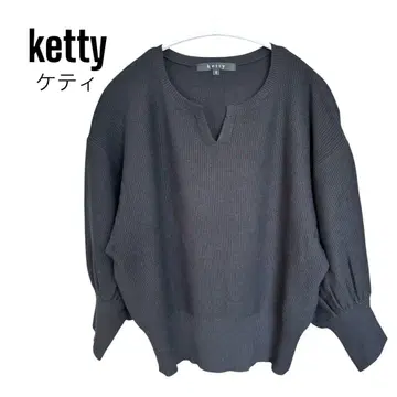 ketty 블랙 5부 소매 V넥 상의 착용하기 편한 오피스 평상복