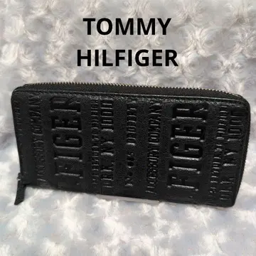 [ 미사용 새상품 ] TOMMY HILFIGER 블랙 장지갑