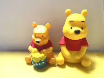 곰돌이 푸 2체 세트 저금통 러버 케이스