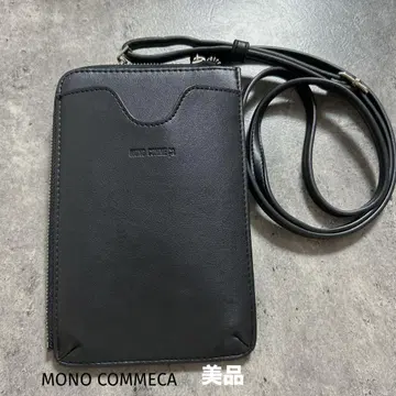 MINO COMME CA 블랙 스마트폰 숄더백 남녀 공용