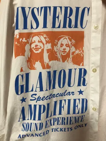 HYSTERIC GLAMOUR 버튼 긴팔 상의 L 사이즈
