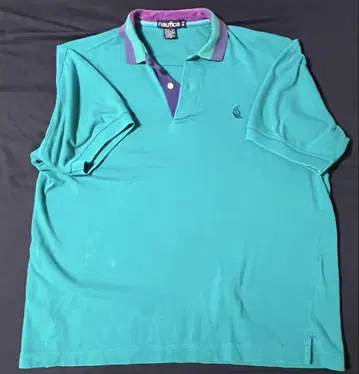 nautica 터콰이즈 피케 셔츠