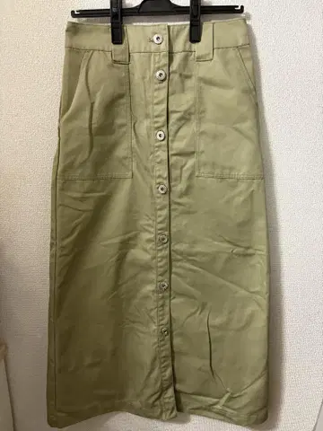 Dickies 카키 롱 스커트