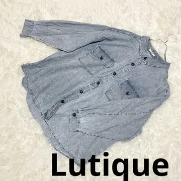 Lutique 루(4L) 긴팔 셔츠 빅 사이즈 오버 사이즈