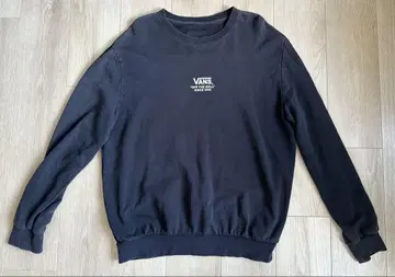 VANS 블랙 크루넥 트레이닝복 M