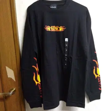 새상품 Mark Gonzales 블랙 롱 슬리브 티셔츠 M
