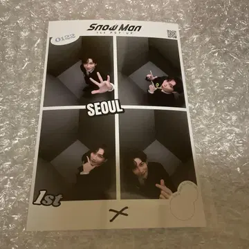 Snow Man 1st POP UP 즉석 사진 4컷 와타나베 쇼타