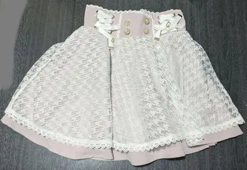 ROJITA 허리 레이스업 샤샤 스커트